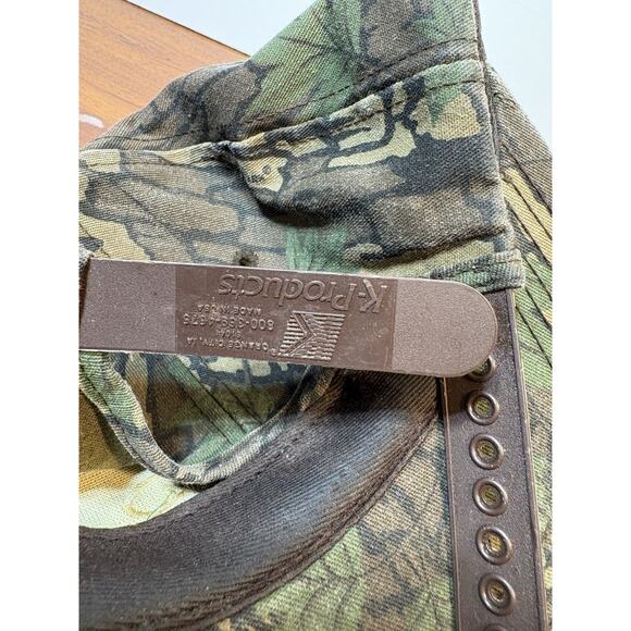 Vintage 90s Whitetail Deer Camo Hat Cap SnapBack Hunting Archery - Picture 5 of 9